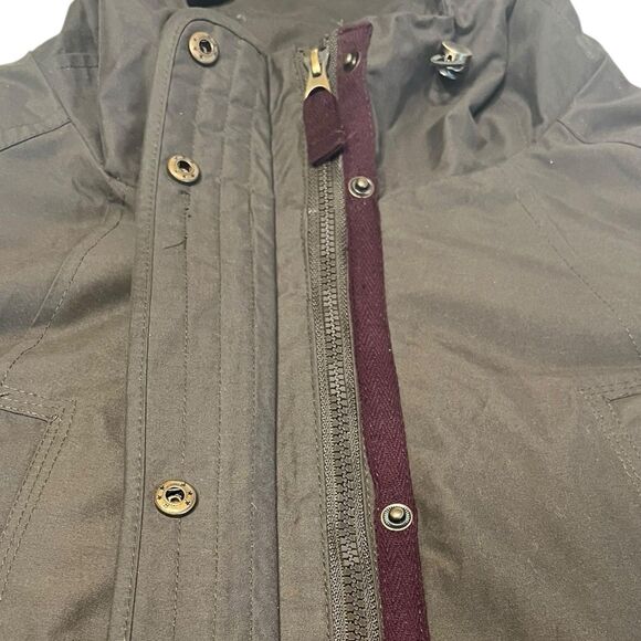 Giacca Olive Hooded Utility Parka Jacket XL Gorpcore Quiet Luxury Fall Layering - Picture 9 of 16